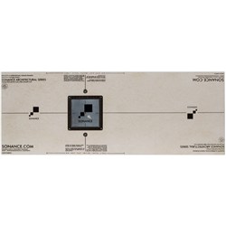 12.7mm Discreet 3.5in Square Mounting Platform Architectural Series Sonance