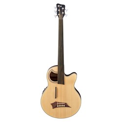 RockBass Alien Deluxe 5 String Natural High Polish Fretless