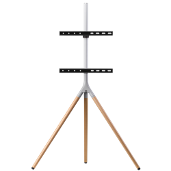 OFA Designer TV Stand Oak and Silver Grey LIGHT