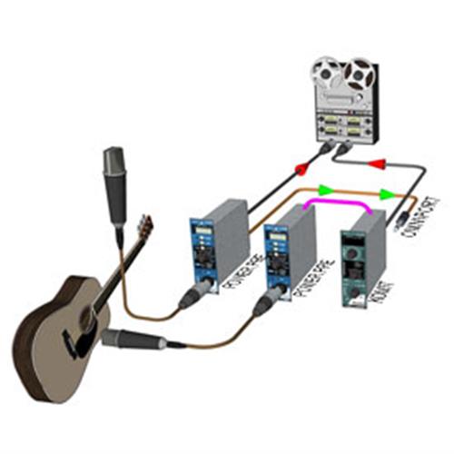 Radial KOMIT 500 - Single knob compressor w/ bridge diode distortion limiter & brick wall 
