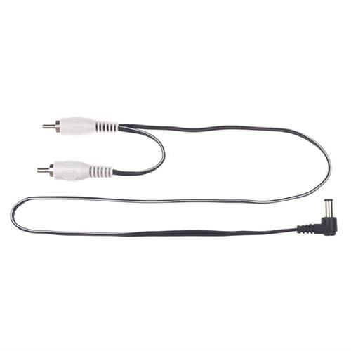 Cioks Stack Flex - 5,5/2,1mm centre negative DC-plug / 50cm