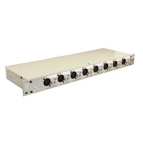 Radial OX8-J - 8 channel mic splitter with Jensen isolation transformers, D-subs & XLRs 