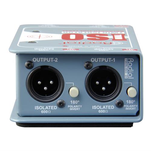 Radial TWIN-ISO - Line level isolator, passive 2 ch balanced with high performance transformers 